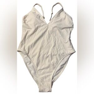 Share and shore Elegant Cream One-Piece Swimsuit